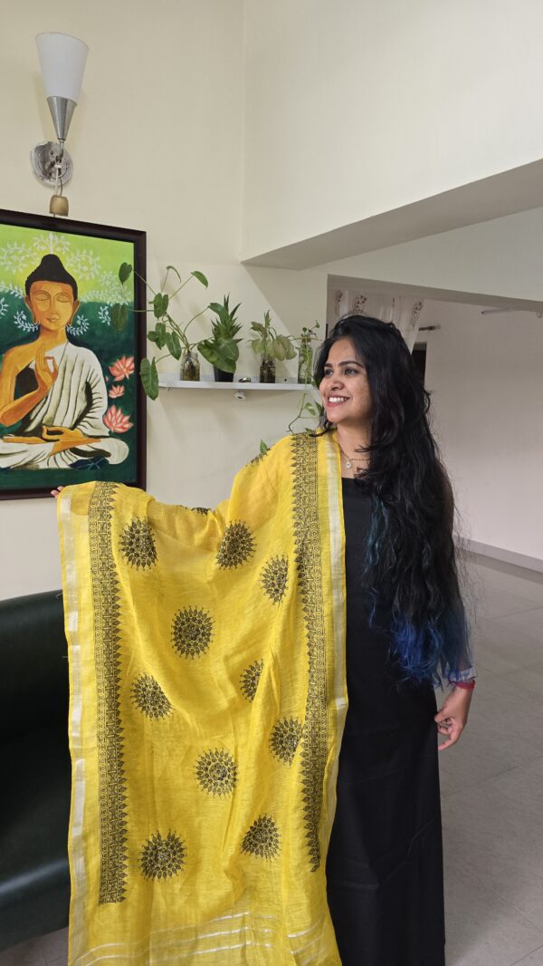 Black and Yellow suit material
